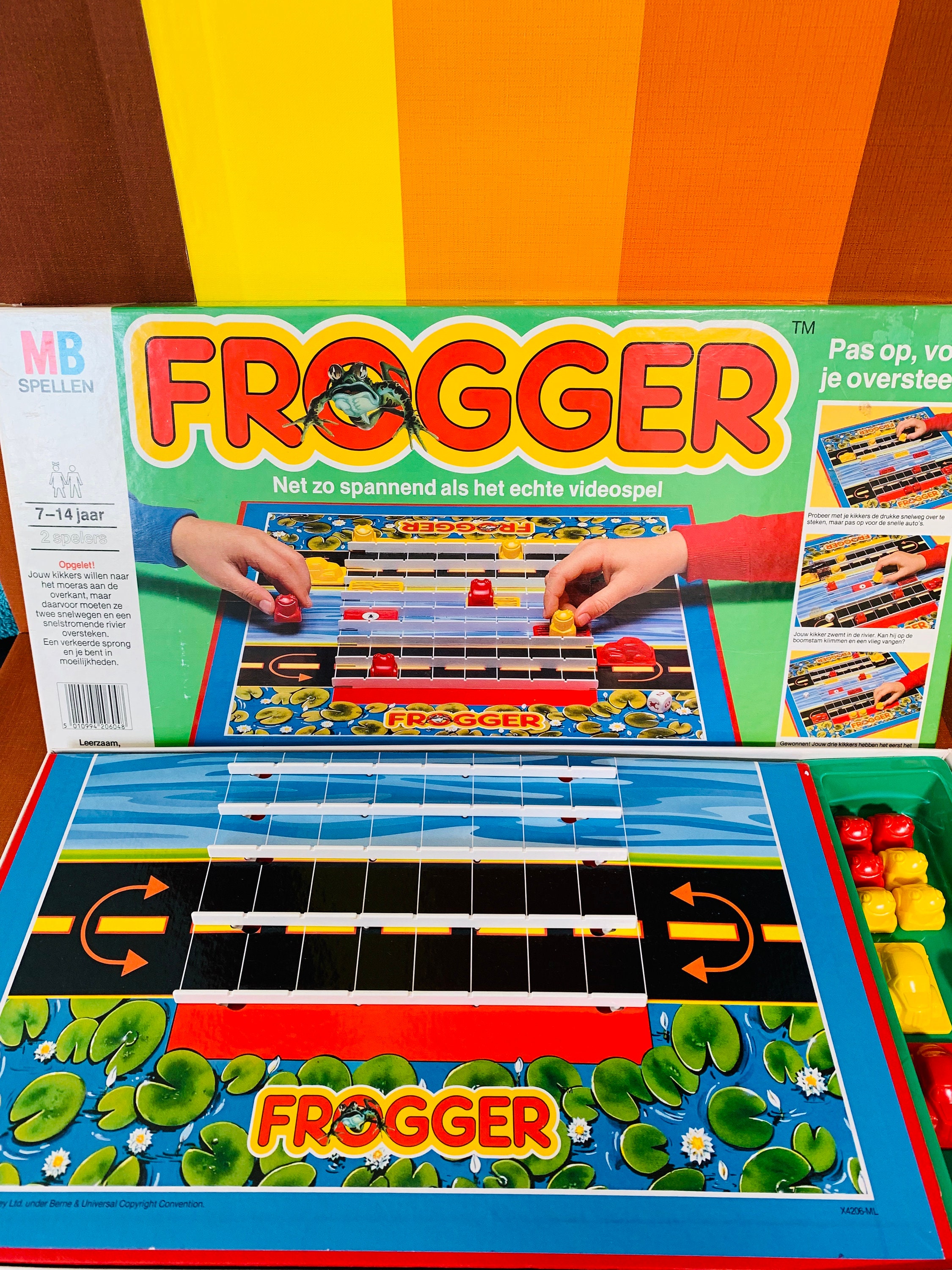 Vintage Frogger spel video game MB spelletjes 1982 Etsy