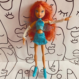 Vintage Winx Club Bloom Doll Fairy Magic Fashion 2004