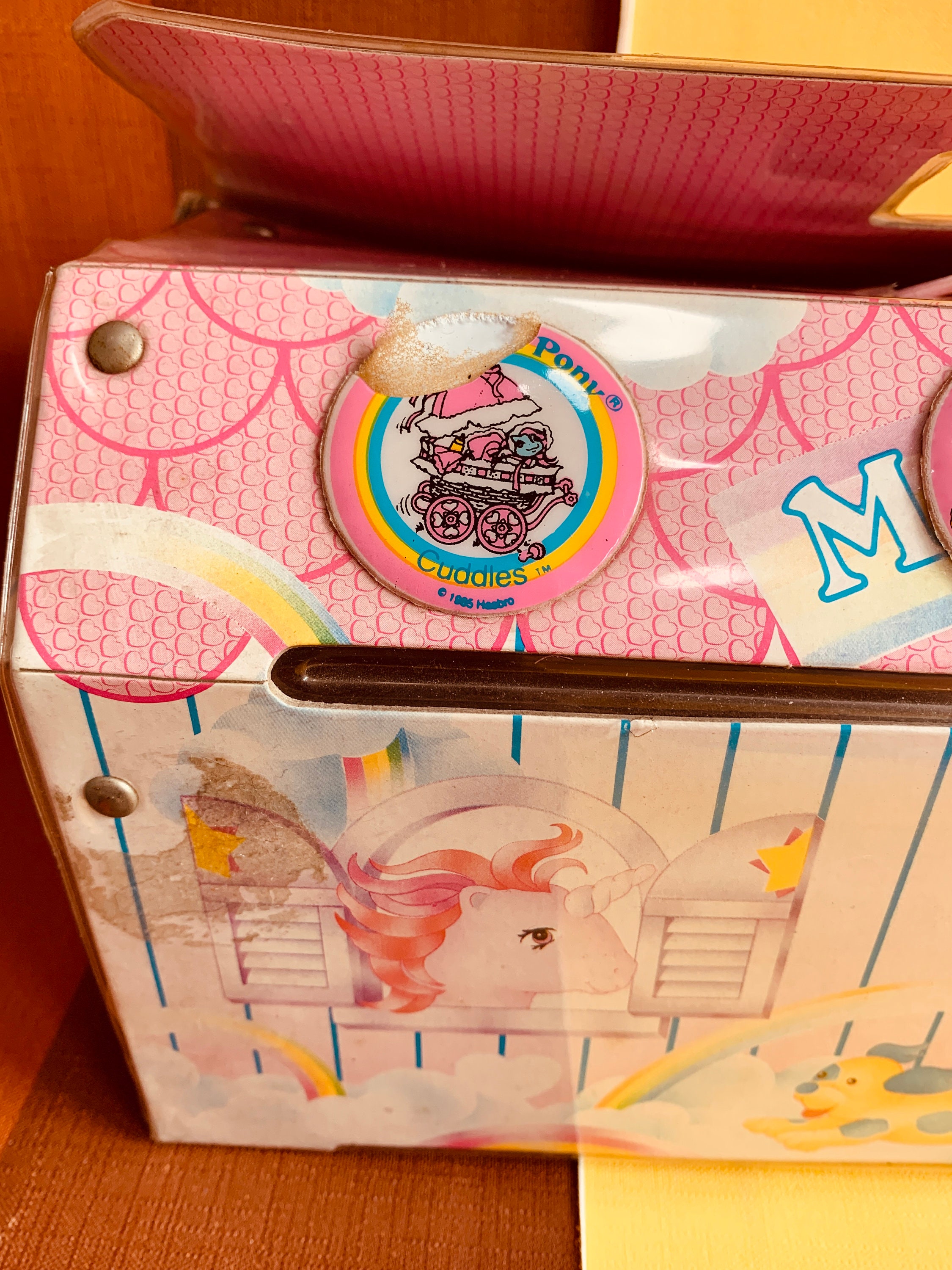 Vintage G1 My Little Pony Carry Suitcase 1985 Bowtie 1982 Baby