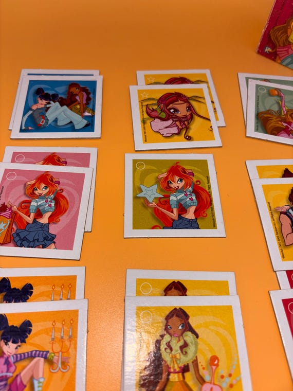 Vintage Winx Club Memo Games 2005 - Etsy