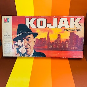 Vintage Kojak Detective Game Dutch Language MB Games 1975 TV