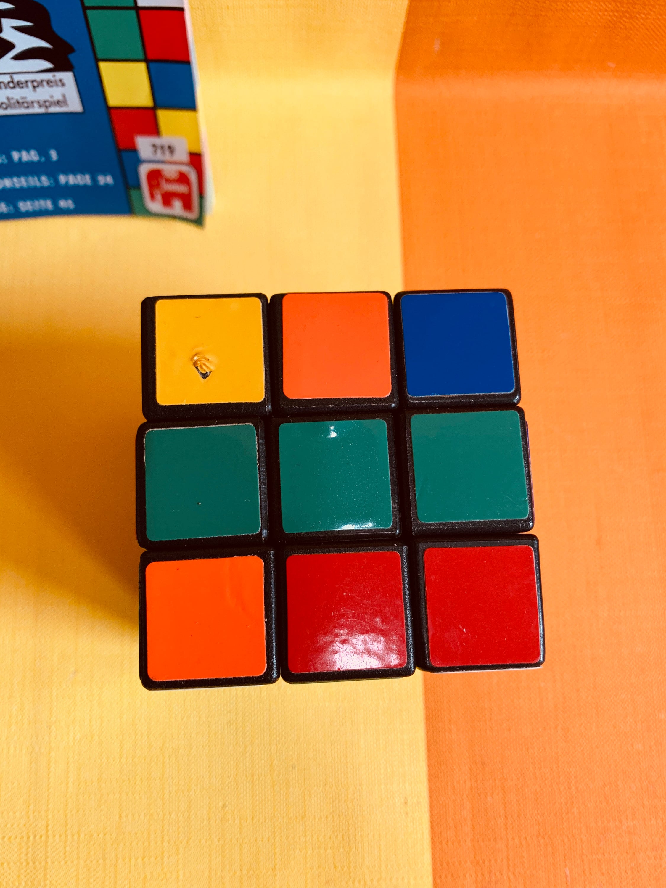Rubik's Cube Vintage 1er Édition 1980 – Sortie France, Jeu De Réflexe Culte