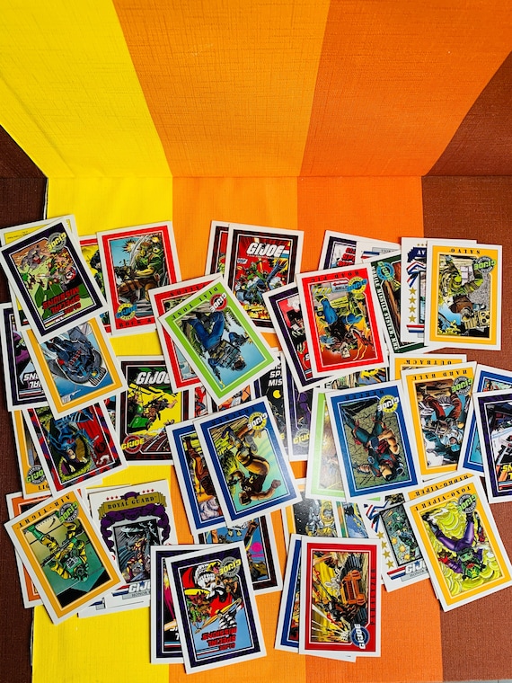 Vintage GI Joe Cards 1991 Hasbro Etsy