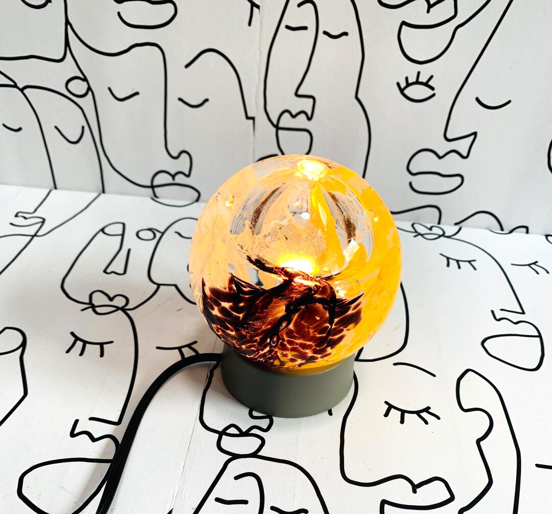 Vintage Glass Ball Ikea Table Lamp 2000 Typ R60 - Etsy