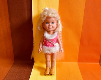 Vintage Dolly Surprise Doll Growing Hair Playskool 1988