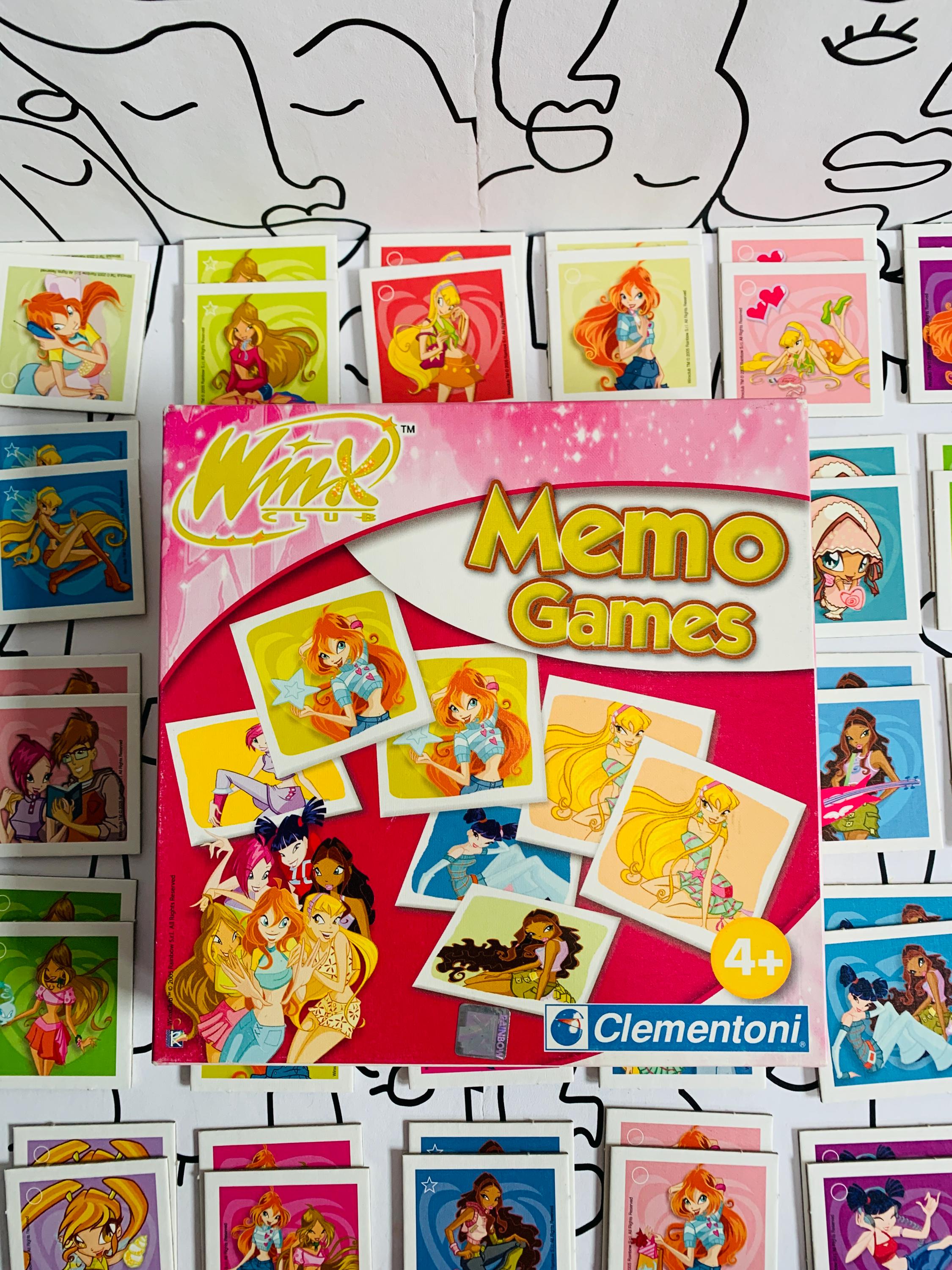 Vintage Winx Club Memo Games 2005 - Etsy