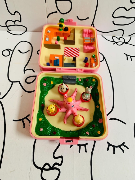 Vintage Pocket Paradise Small World Hinstar Polly Pocket Octopus