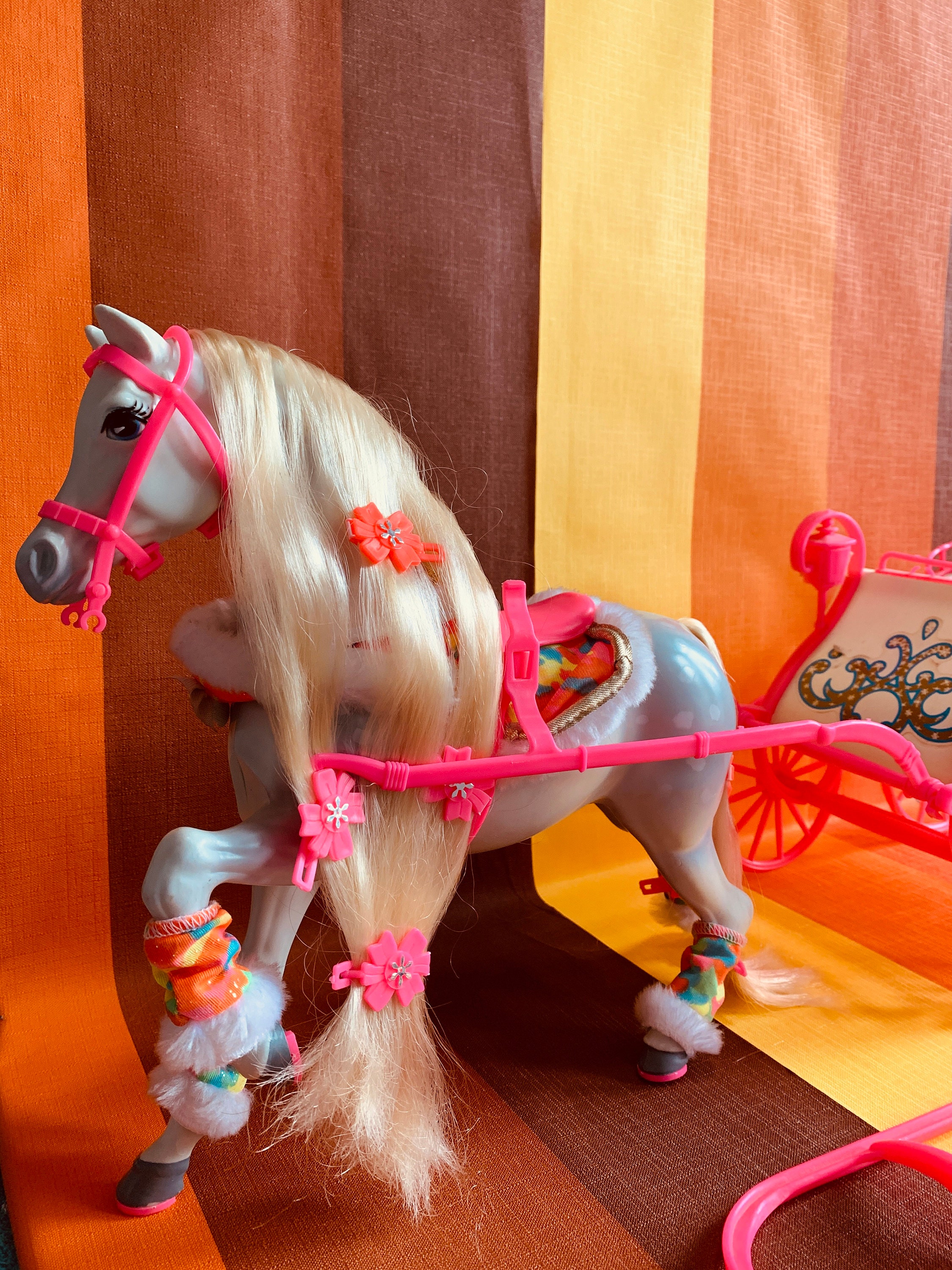 Vintage Barbie Mattel Blizzard Horse Sleigh 1991 Teenage Doll Ski Fun  Jingle Bells - Etsy