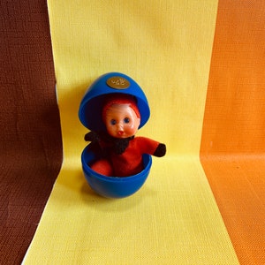 Vintage El Greco Egg Bean Doll Matchbox Dolls 80s