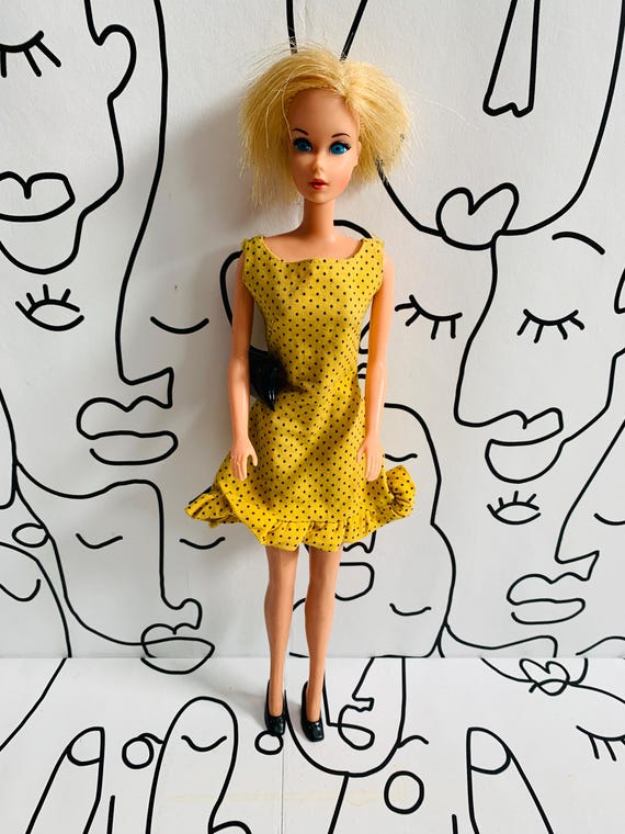 slim fit dress slacks Fashion Avenue - Barbie - Gold Dress - Mint in Box