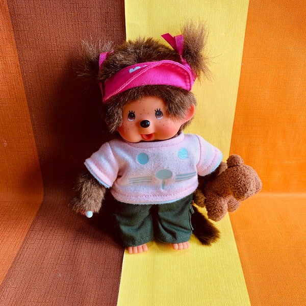 Vintage Monchhichi Kuscheltier Affe Spielzeug Plushies