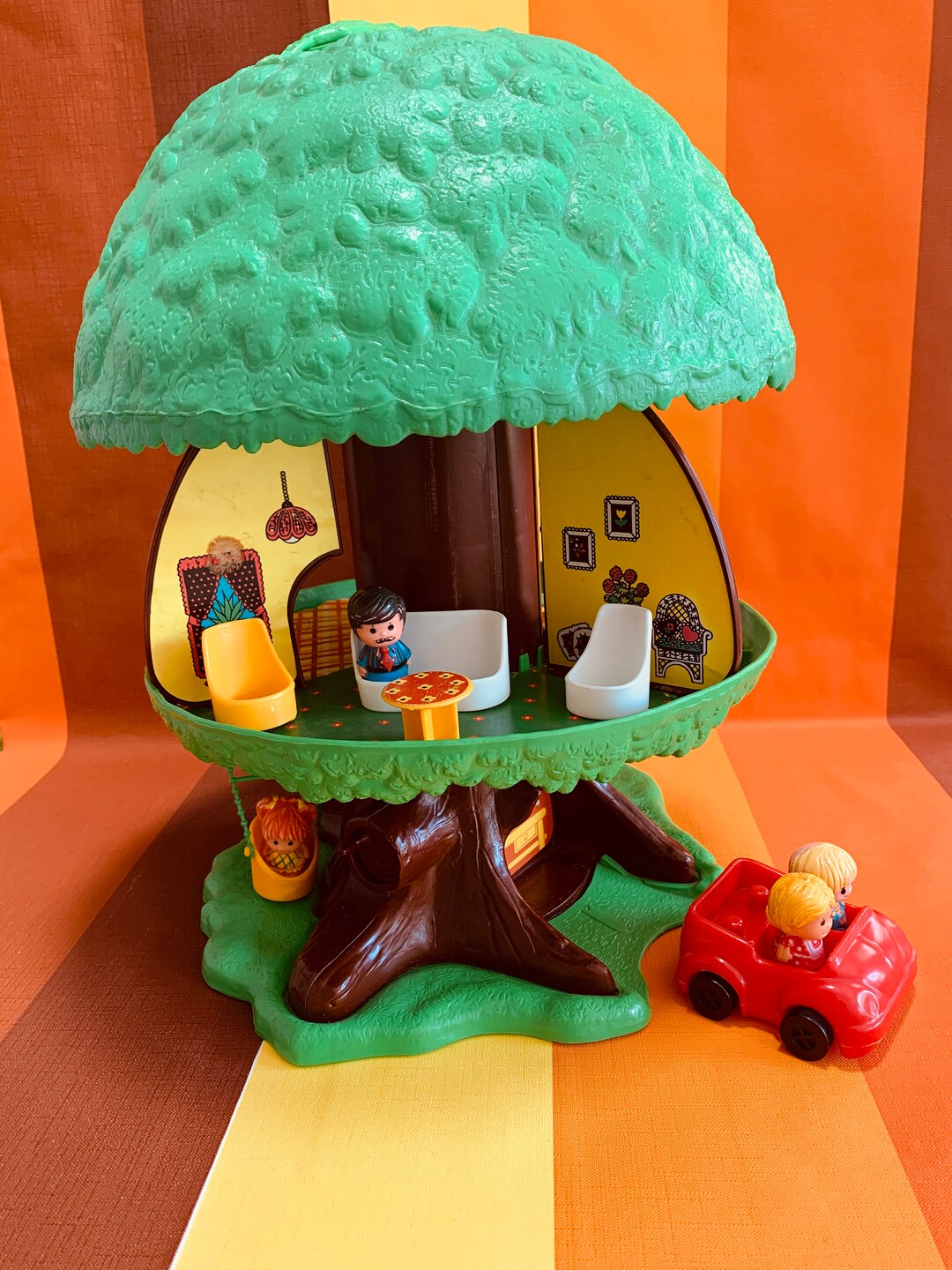 Vintage Tree Tots Tree House Kenner Furniture Dolls 1975 Etsy