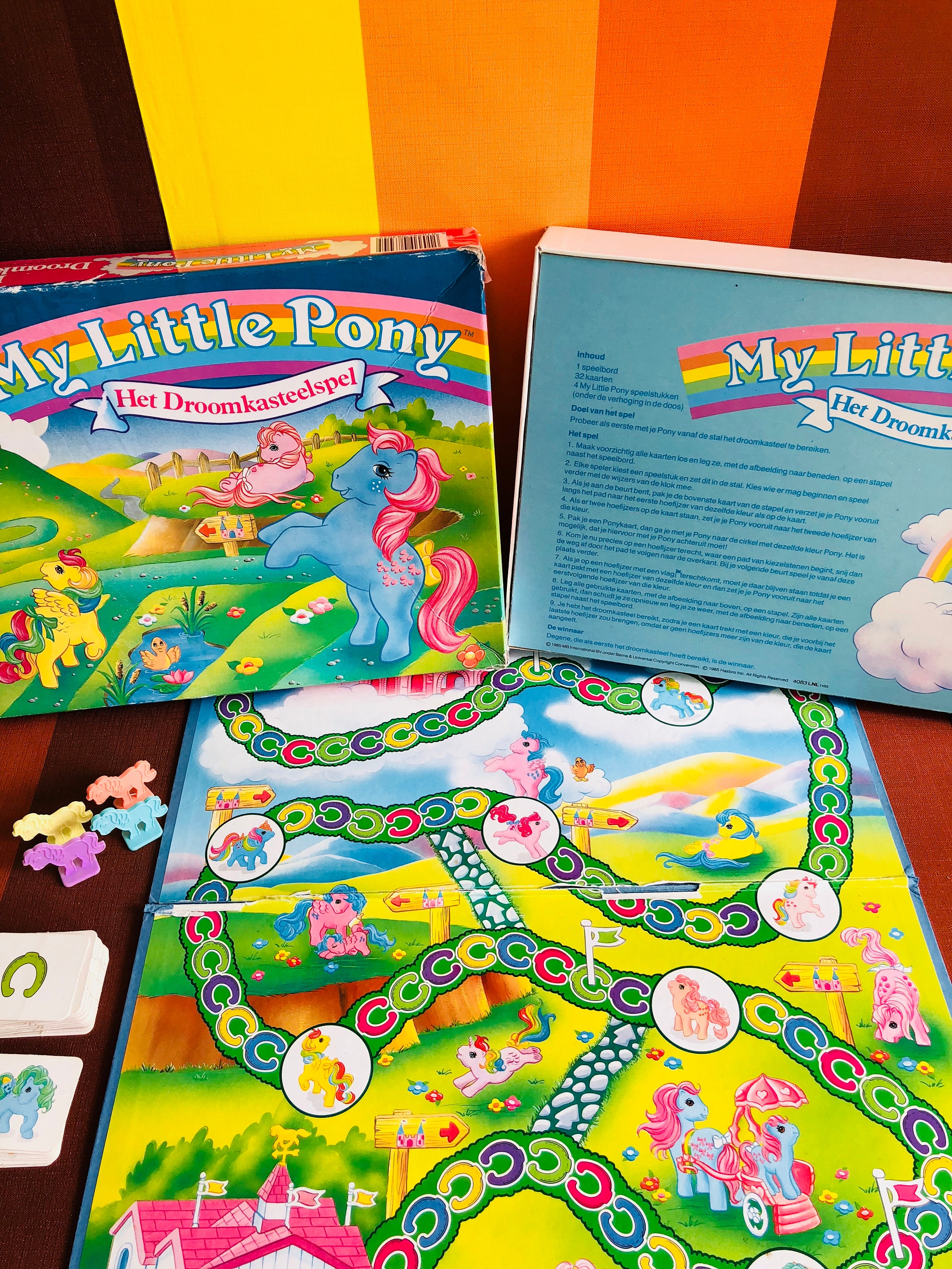 Vintage My Little Pony Dreamcastle Game Hasbro 1985 India