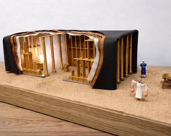Painted Tabernacle Model Kit: Bible Educational Assembly Set