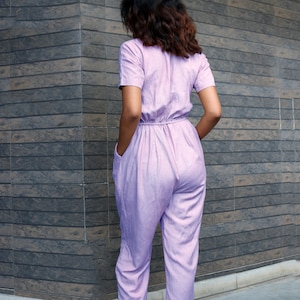 Combinaison beige baggy pour femme Combinaison en lin | Etsy France