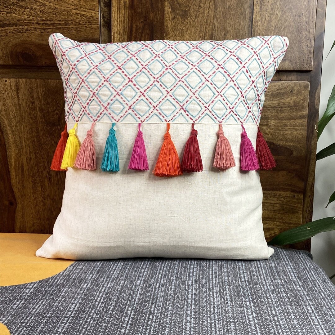 Decorative Making Cushion Covers Sadyaska Hand Woven And Casement