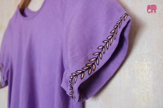 lavender tunic dress