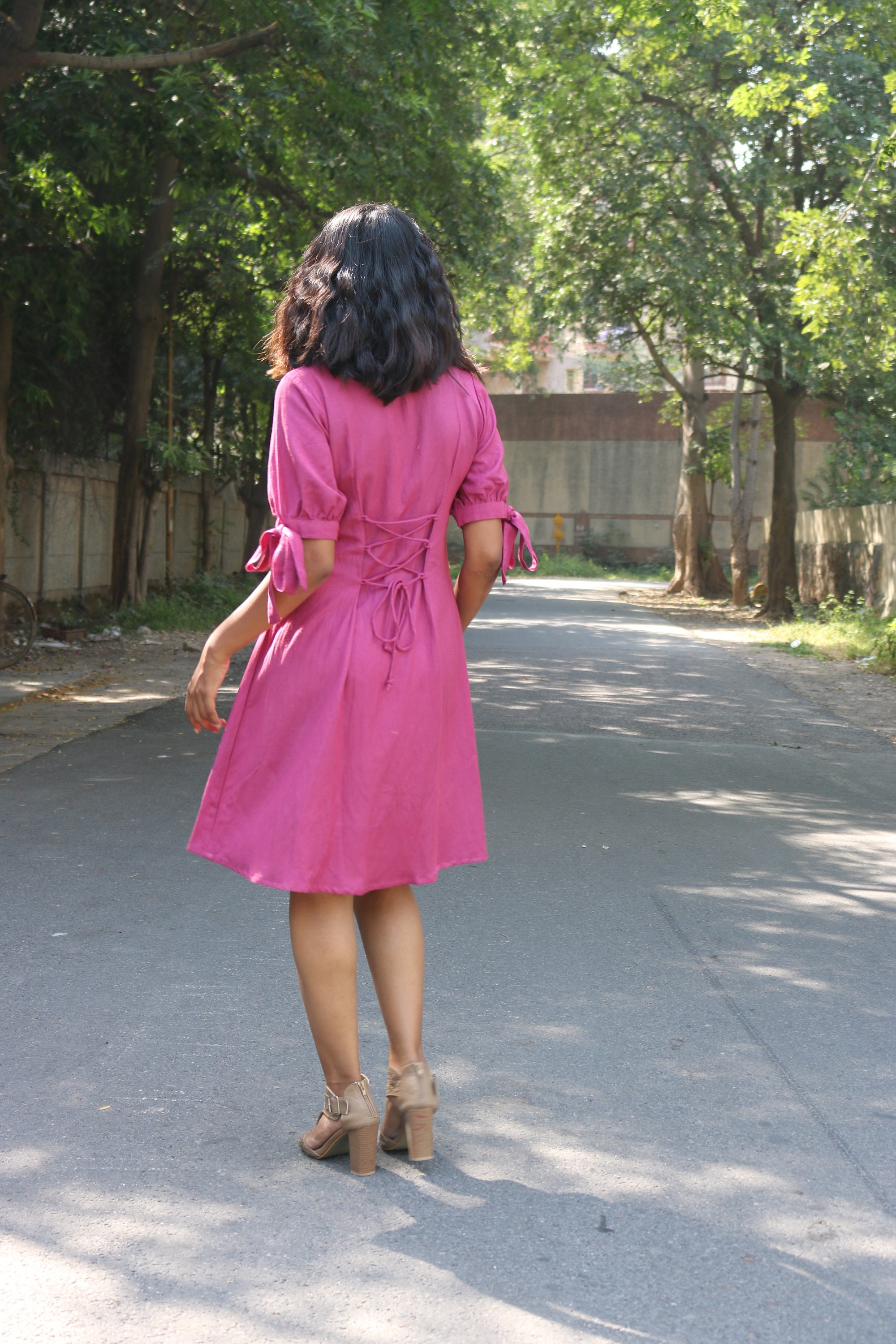 knee length dresses for ladies Faithfull The Brand MAI Mini Dress main image 0