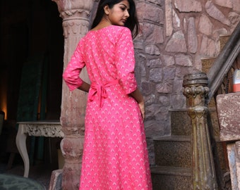 open lace back dress SALMA main image 1