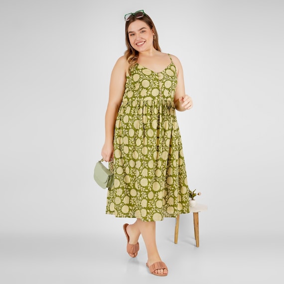 white christmas dresses Buy Lemon Yellow 100% Cotton Flared Sundress Online at SeamsFriendly