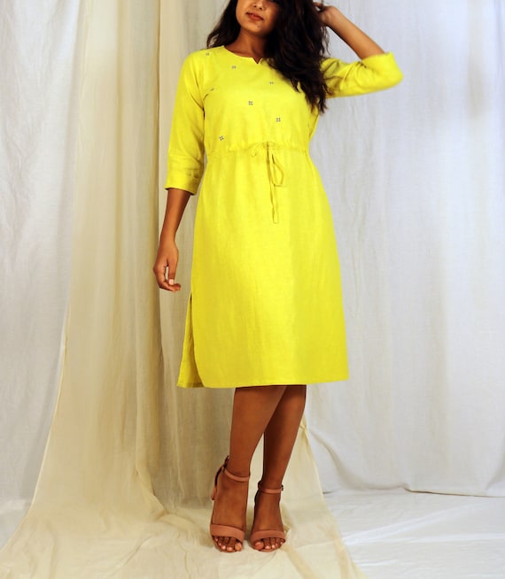 india linen dress India Button Front Sundress 2