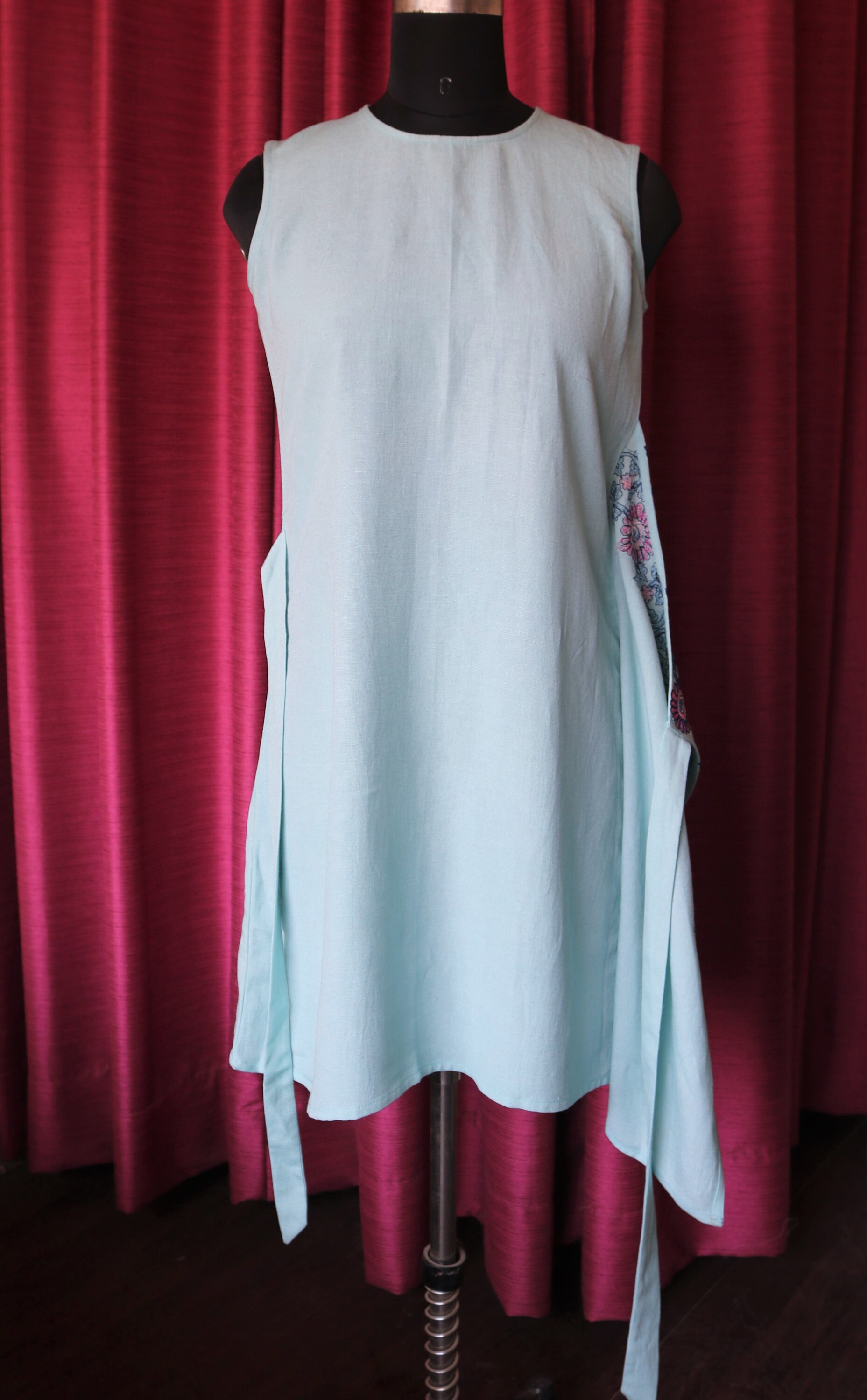 knee length dresses for ladies Linen Shift Dress Breeze main image 0