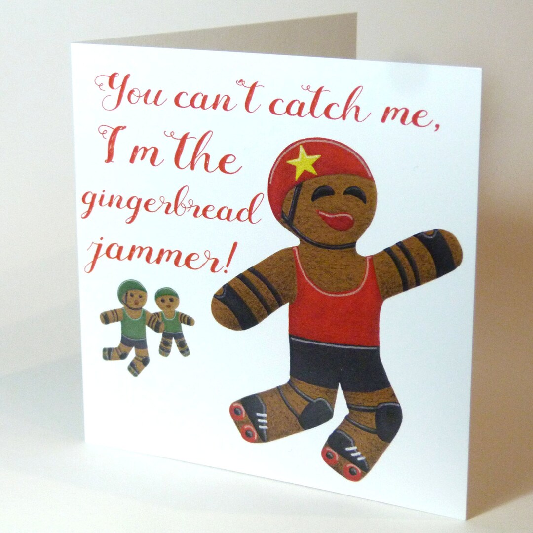 Roller Derby Christmas Cards Roller Derby Gifts Roller Derby Etsy