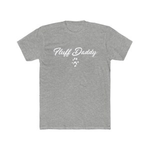 Printed Fluff Daddy Cotton T Shirt, Crew Neck Short Sleeve T Shirt for Dad, Gift Idea for Ferret Lover, Pleasure Shirt for Summer image 5