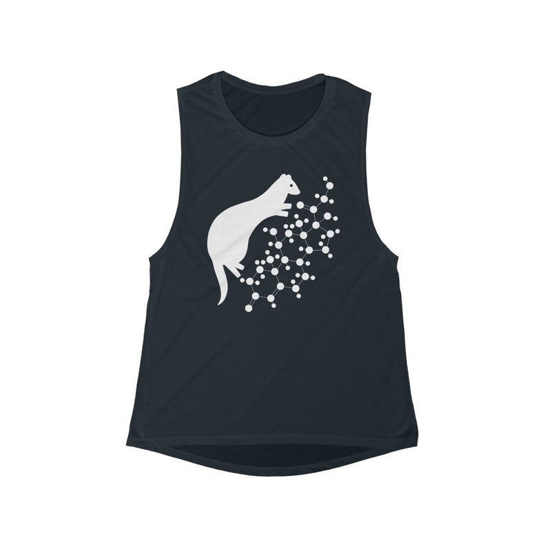 Ferretocracy Cortisol Flowy Scoop Muscles Tank, Unisex Exercise Tank for Women, Crop Ferret Top for Gym, Unique Design for Tank Lover image 3