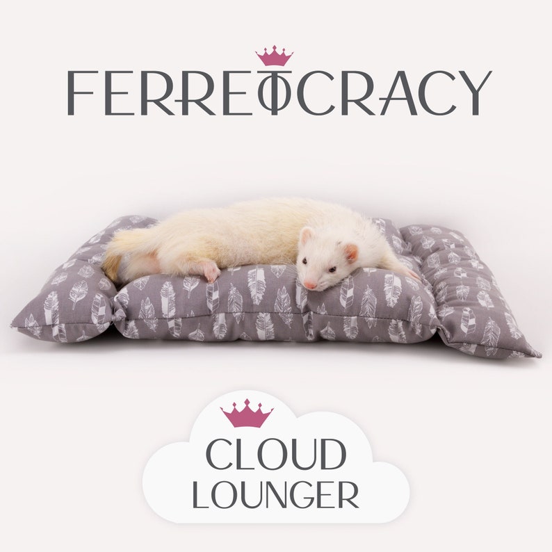 Cloud Lounger Small 20 x 16 Feathers Sleep Support Double-Layer 100% Cotton Fabric image 4