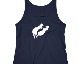 Ferretocracy Play Time Relaxed Jersey Tank Top, Ferret Printed Sweatshirt for Him/Her, Workout / Muscle Tops for Men and Women