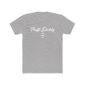 Printed Fluff Daddy Cotton T Shirt, Crew Neck Short Sleeve T Shirt for Dad, Gift Idea for Ferret Lover, Pleasure Shirt for Summer image 3