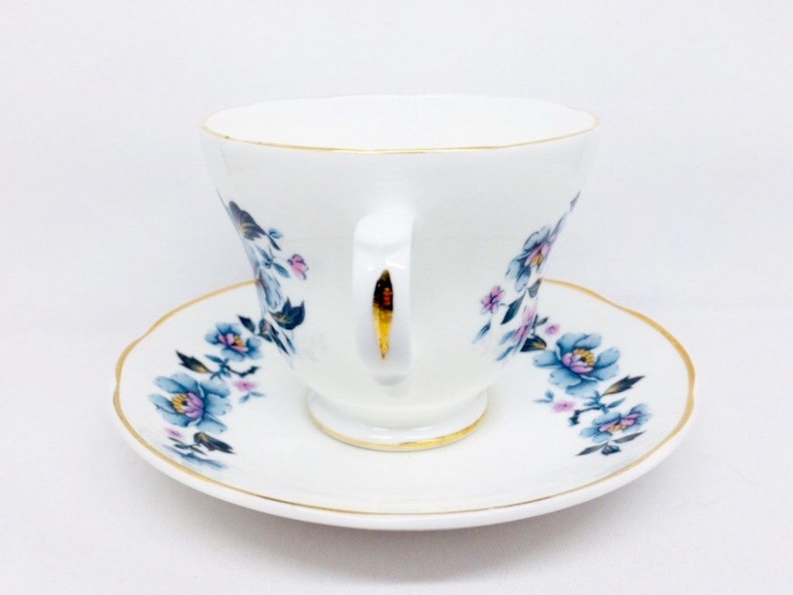 Sadler Wellington Tea Cup and Saucer Vintage Fine Bone China Etsy UK