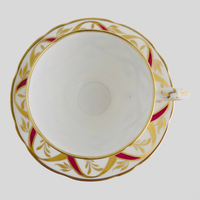Royal Stafford Ribbons Tea Cup and Saucer, Pattern 8503, Vintage Bone ...