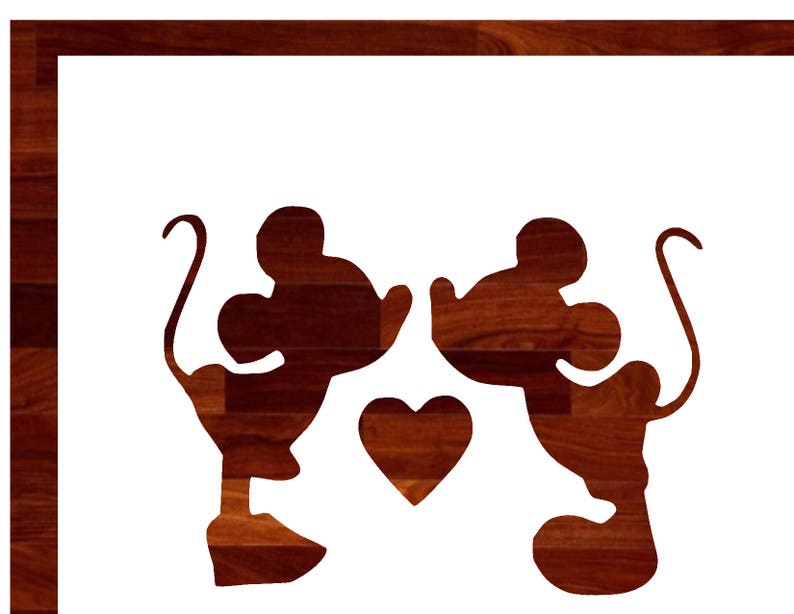 Mickey And Minnie Head Printable Stencils Mickey And Minnie Head Printable Stencils