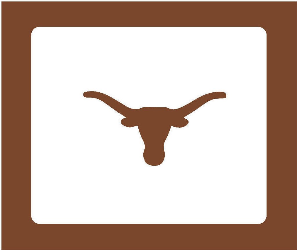 Texas Longhorn Custom Stencil | Etsy