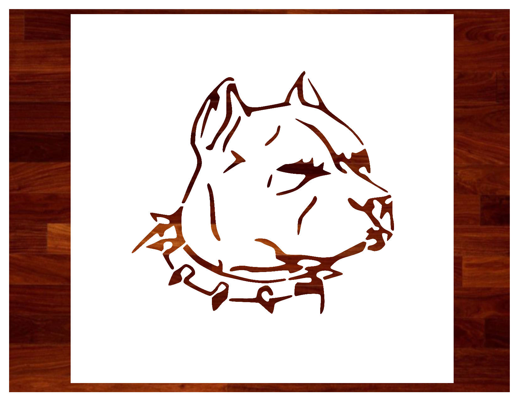 Pitbull Custom Stencil | Etsy