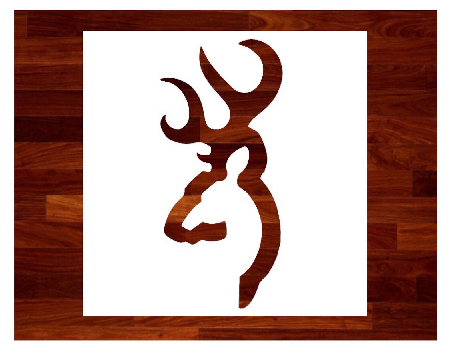 Custom Stencils Browning Buck Custom Stencil Etsy