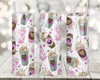 Coffee Lovers 20 oz Skinny Tumbler