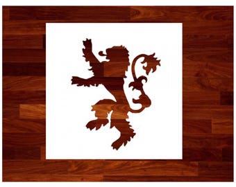Lannister Stencil - Game of Thrones Lannister Stencil
