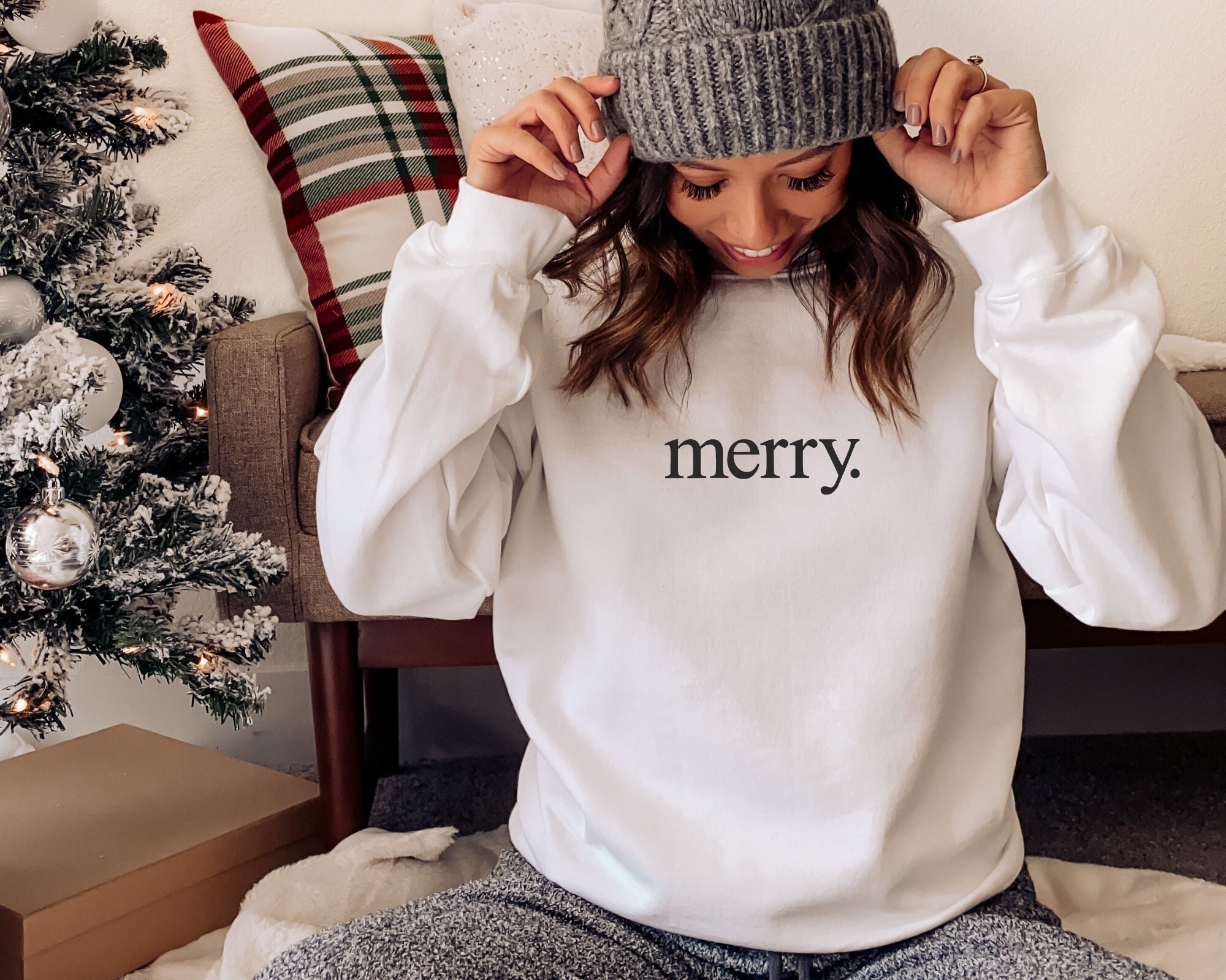 Christmas Sweatshirt - Etsy UK