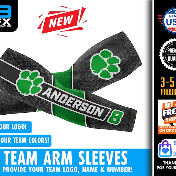 Custom Arm Sleeve Template Sublimation - Etsy