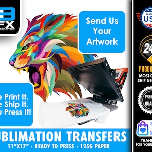 Beaver TexPrint DT Light -Replaces XP- All-Purpose High-Release Sublimation Paper for Epson Dye Transfer, Sawgrass Approved Sublimation Print