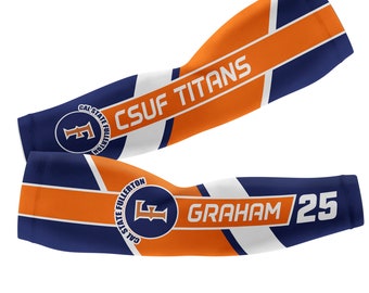Pre-Designed - CSUF Titans Arm Sleeve - Add Your Name & Number!