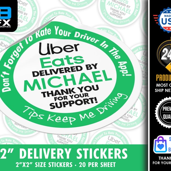 Uber Eats Decal - Etsy