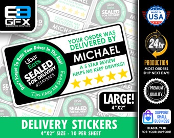 Uber eats sticker  Etsy
