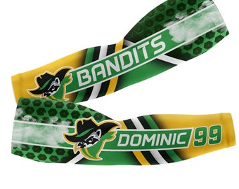 Pre-Designed - Bandits Arm Sleeve (Add Your Name & Number)