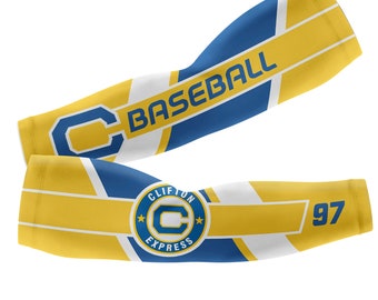Pre-Designed - Clifton Express Baseball Arm Sleeve (Add Your Name & Number)