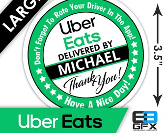 Uber eats sticker  Etsy
