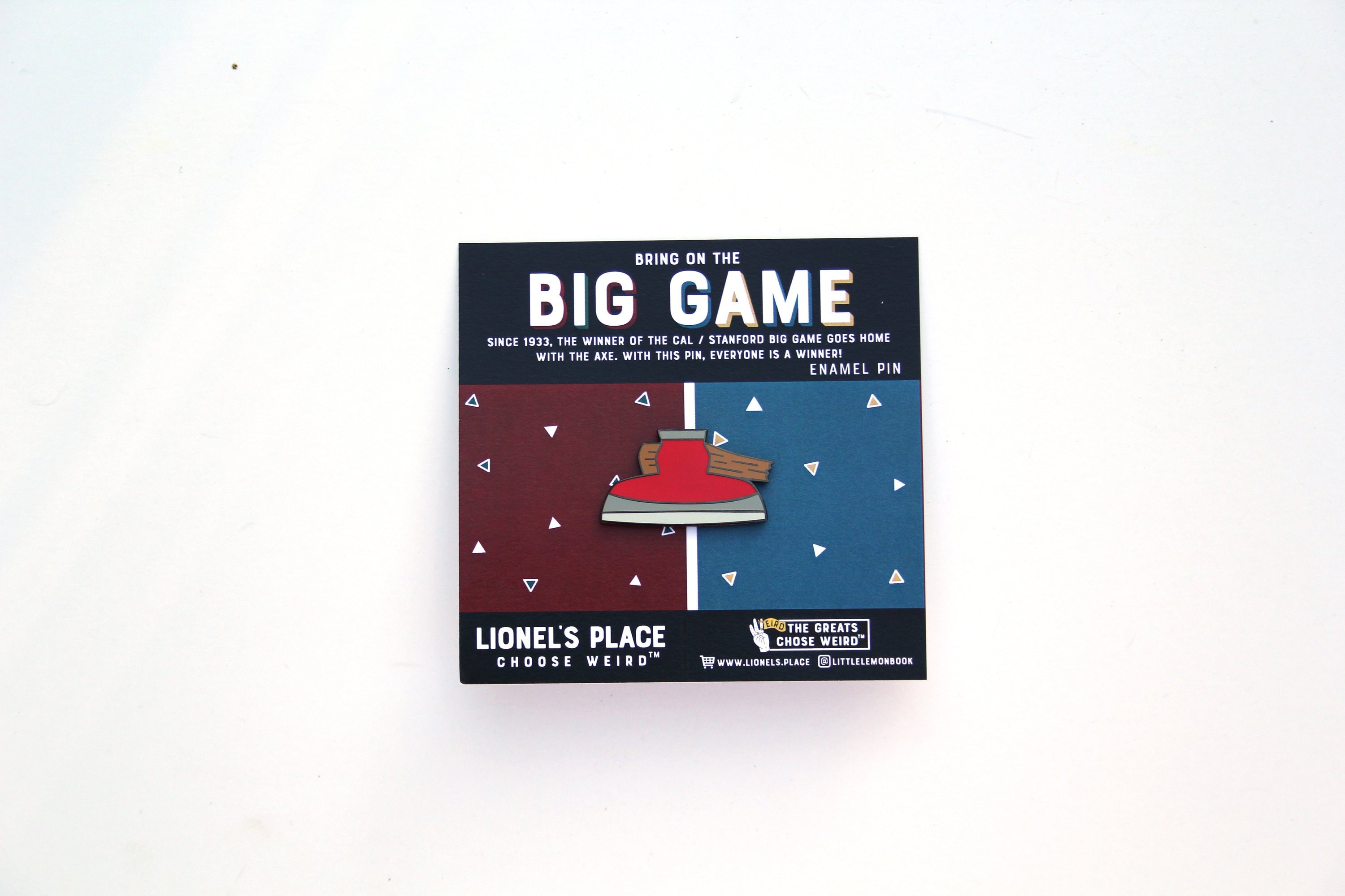 Cal / Stanford Axe Enamel Pin Etsy